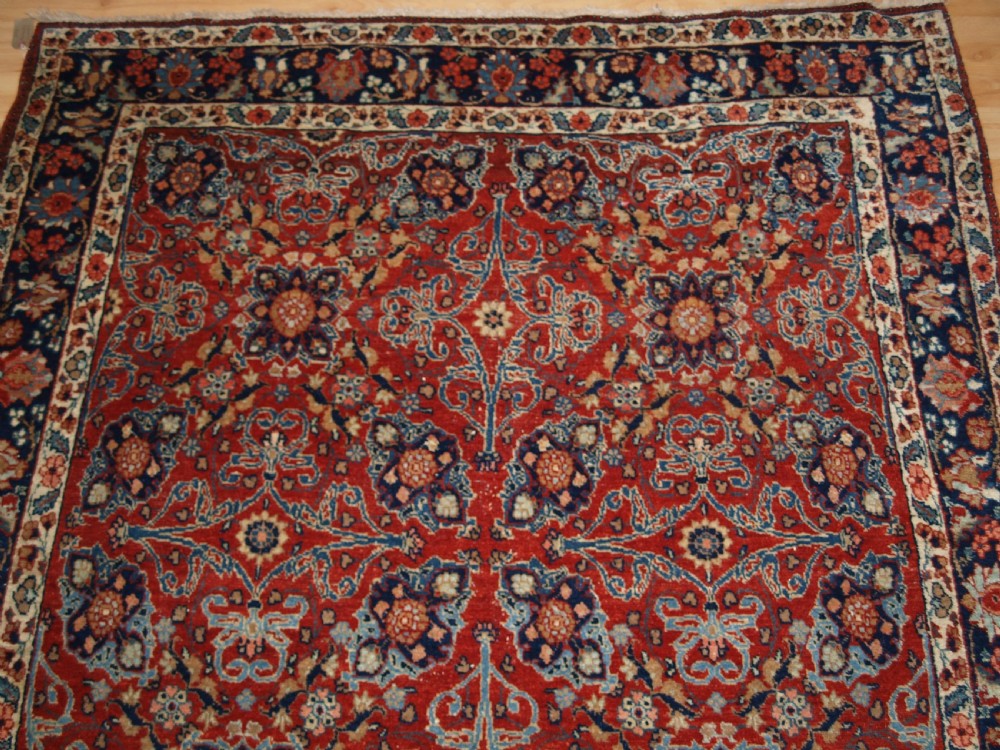 ANTIQUE NORTH EAST PERSIAN KHORASSAN RUG, CLASSIC ALL OVER DESIGN, CIRCA 1900. View IV