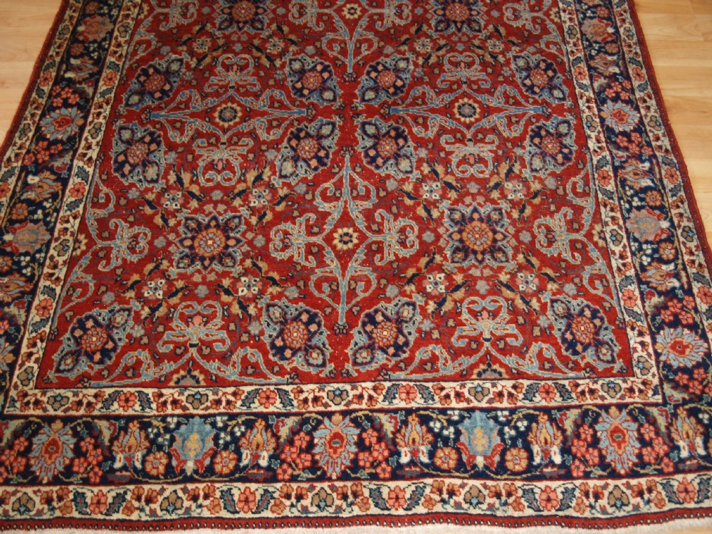 ANTIQUE NORTH EAST PERSIAN KHORASSAN RUG, CLASSIC ALL OVER DESIGN, CIRCA 1900. View VI