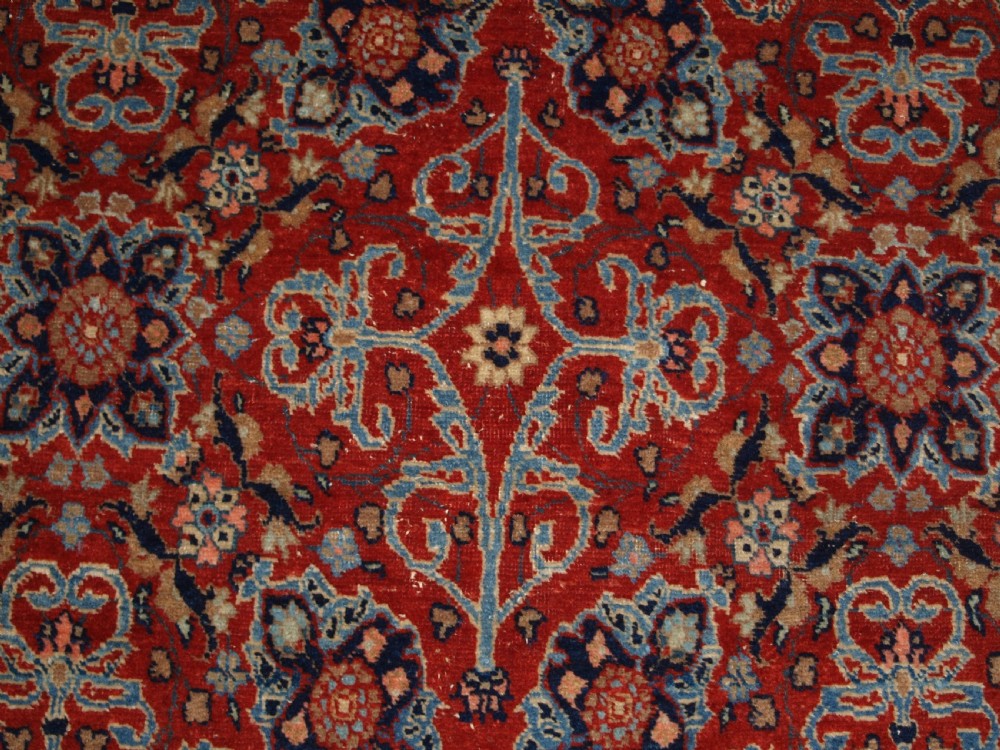 ANTIQUE NORTH EAST PERSIAN KHORASSAN RUG, CLASSIC ALL OVER DESIGN, CIRCA 1900. View VIII