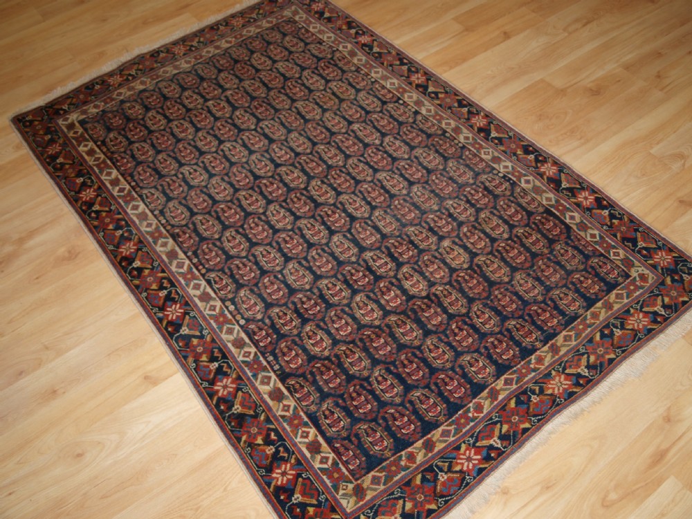 ANTIQUE SOUTH PERSIAN AFSHAR RUG WITH ALL OVER BOTEH DESIGN, BEAUTIFUL BORDER, CIRCA 1900. View III