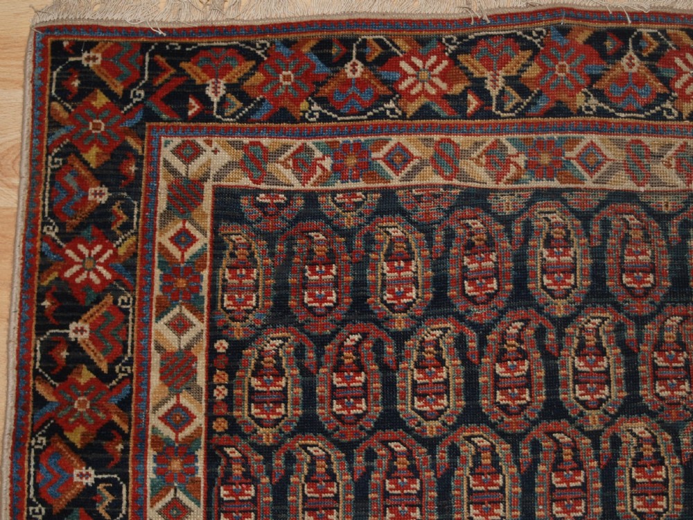 ANTIQUE SOUTH PERSIAN AFSHAR RUG WITH ALL OVER BOTEH DESIGN, BEAUTIFUL BORDER, CIRCA 1900. View IV
