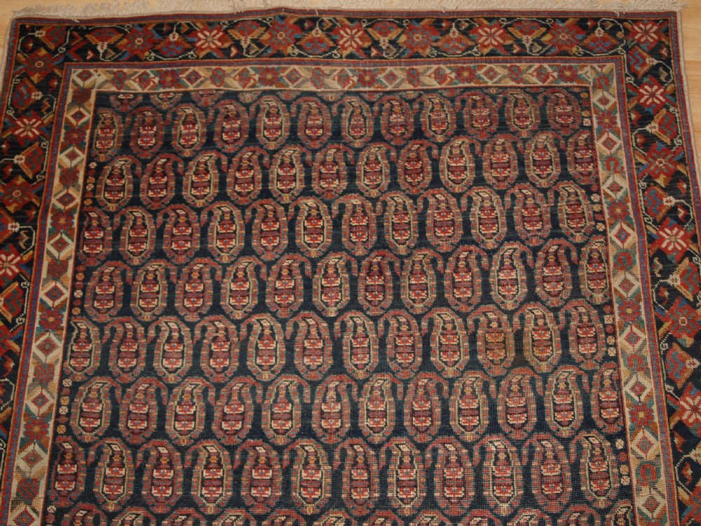 ANTIQUE SOUTH PERSIAN AFSHAR RUG WITH ALL OVER BOTEH DESIGN, BEAUTIFUL BORDER, CIRCA 1900. View VI
