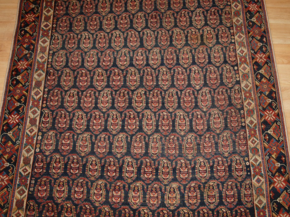 ANTIQUE SOUTH PERSIAN AFSHAR RUG WITH ALL OVER BOTEH DESIGN, BEAUTIFUL BORDER, CIRCA 1900. View VII