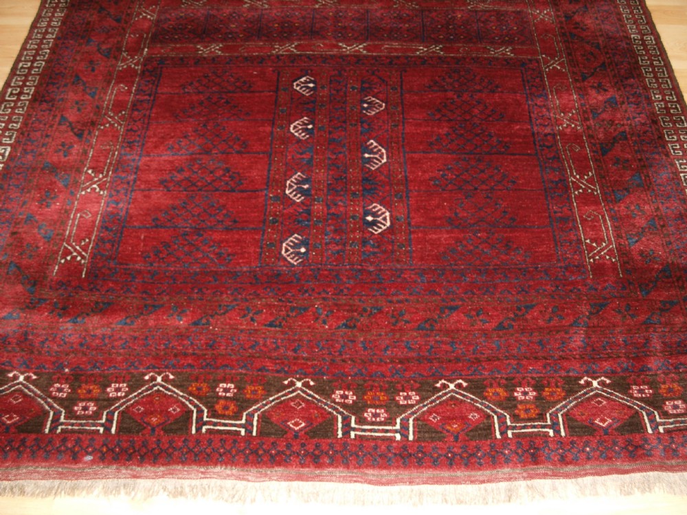 OLD AFGHAN PURDAH ENSI RUG, CHAKESH VILLAGE, SUPERB CONDITION, CIRCA 1920 View VI