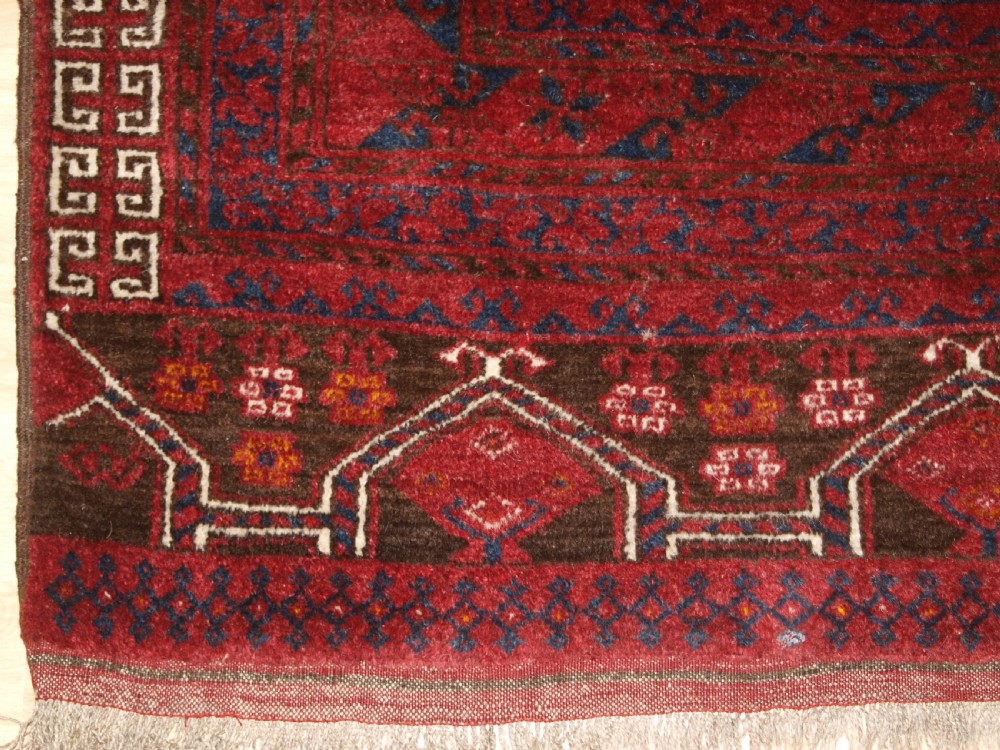 OLD AFGHAN PURDAH ENSI RUG, CHAKESH VILLAGE, SUPERB CONDITION, CIRCA 1920 View VII