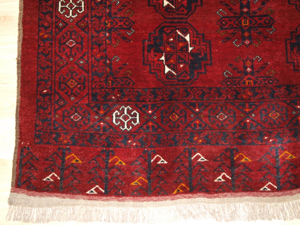 OLD AFGHAN ERSARI CHUVAL OF LARGE SIZE, EXCELLENT CONDITION, CIRCA 1920. View III