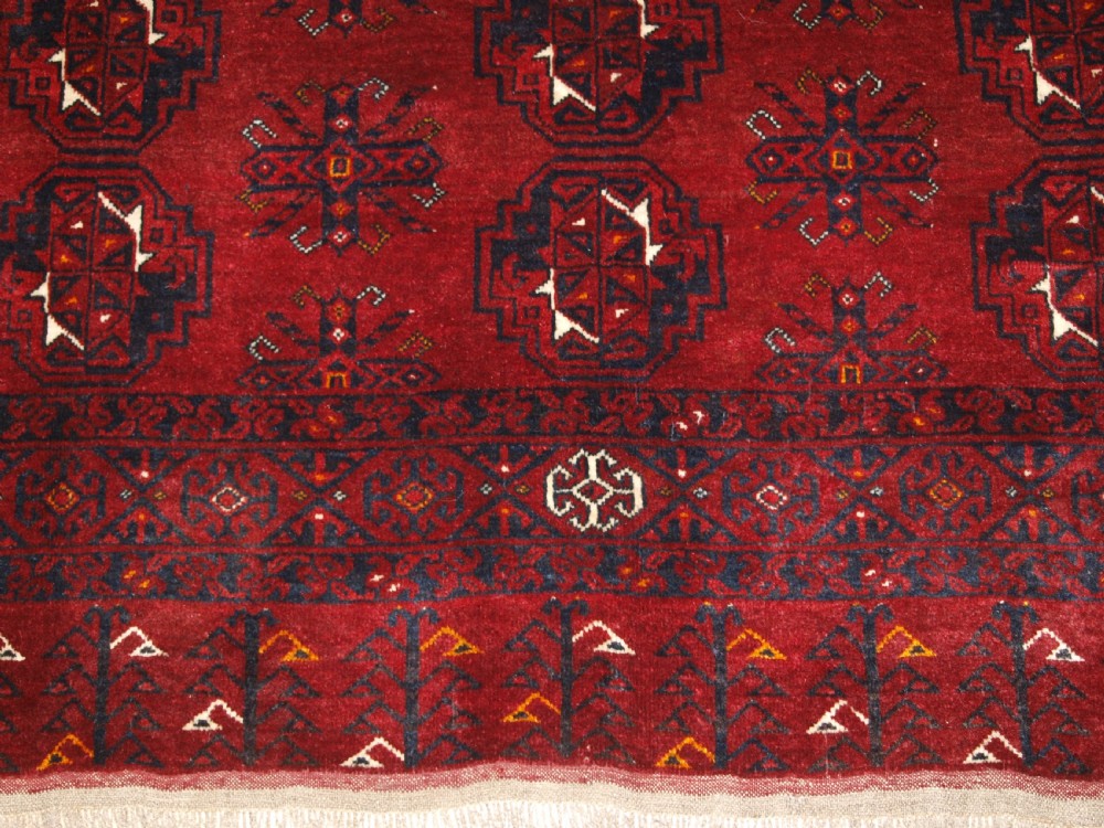 OLD AFGHAN ERSARI CHUVAL OF LARGE SIZE, EXCELLENT CONDITION, CIRCA 1920. View V
