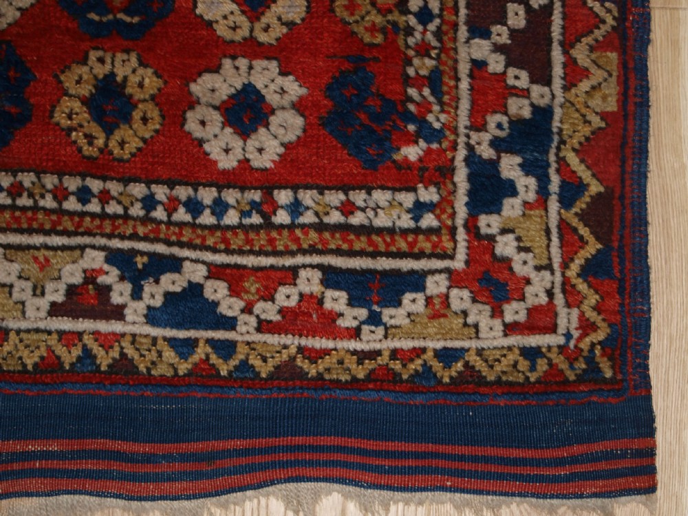 ANTIQUE TURKISH BERGAMA RUG, ALL OVER FLORAL DESIGN, 2ND HALF 19TH CENTURY. View X