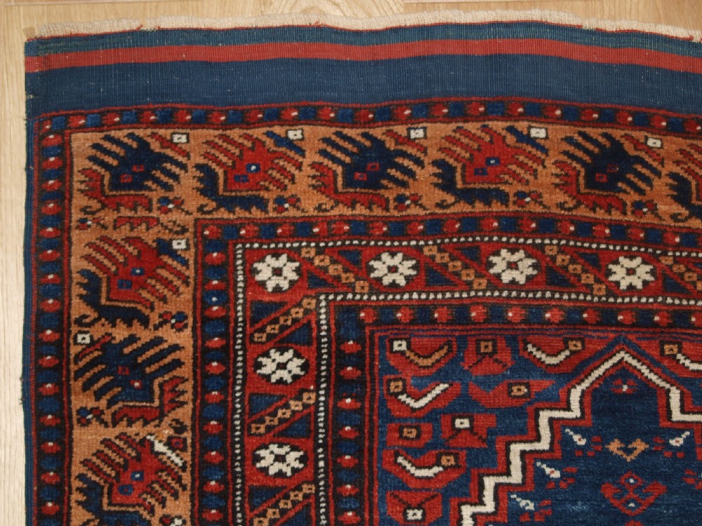 ANTIQUE TURKISH PRAYER RUG, BERGAMA REGION, POSSIBLY YAGCEBEDIR, LATE 19TH CENTURY.  View II
