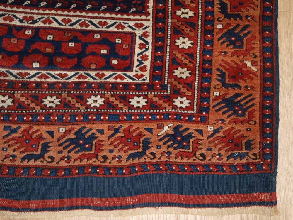 ANTIQUE TURKISH PRAYER RUG, BERGAMA REGION, POSSIBLY YAGCEBEDIR, LATE 19TH CENTURY.  View X