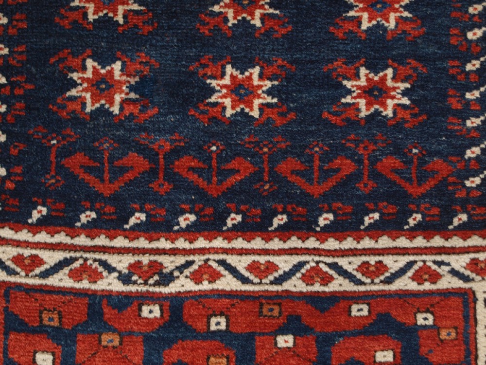 ANTIQUE TURKISH PRAYER RUG, BERGAMA REGION, POSSIBLY YAGCEBEDIR, LATE 19TH CENTURY.  View XII