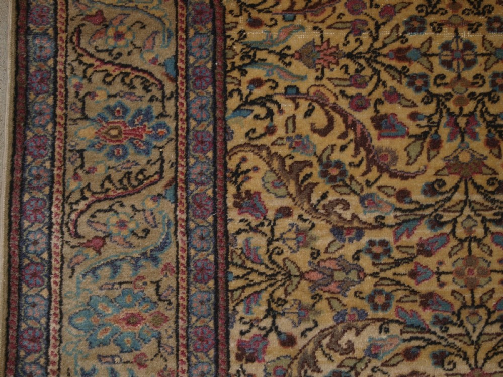 OLD TURKISH KAYSERI CARPET, ALL OVER FLORAL DESIGN, SOFT COLOURS, GOOD CONDITION, CIRCA 1920. View III
