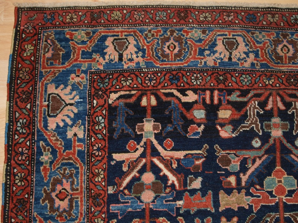 ANTIQUE NORTH WEST PERSIAN VILLAGE RUG, SUPERB COLOUR, CIRCA 1900/20. View III