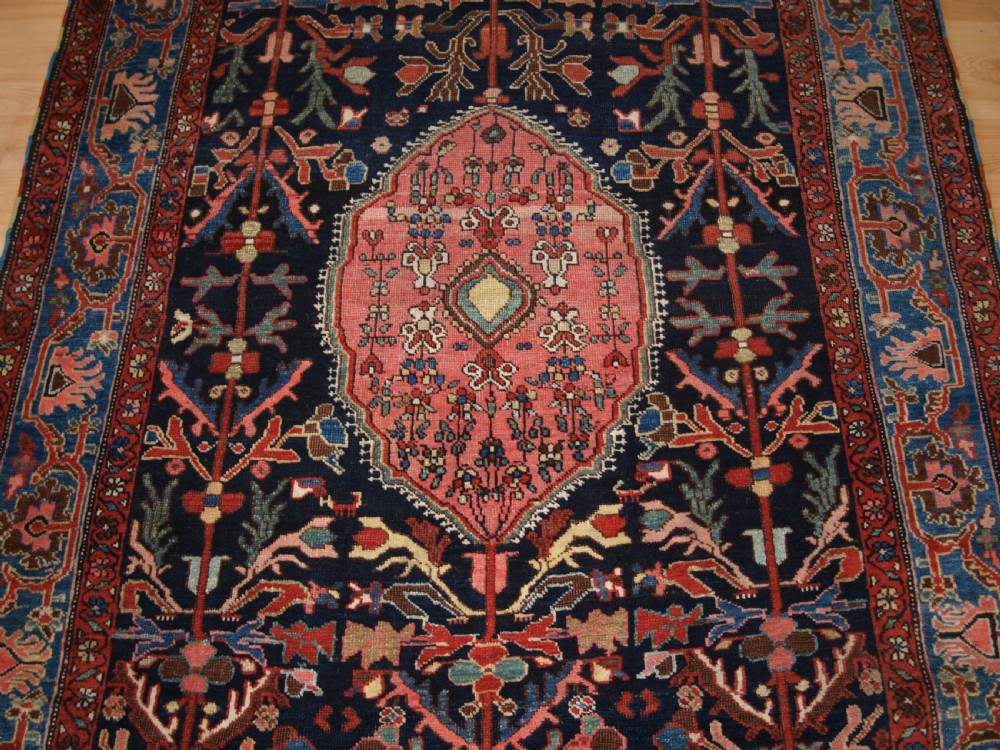 ANTIQUE NORTH WEST PERSIAN VILLAGE RUG, SUPERB COLOUR, CIRCA 1900/20. View V