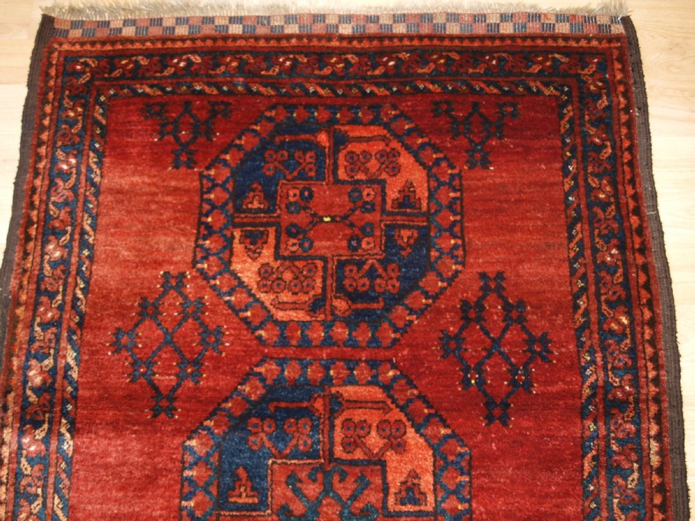 ANTIQUE ERSARI TURKMEN OF SCARCE SMALL SIZE, GREAT COLOUR AND CONDITION, CIRCA 1900. View IV