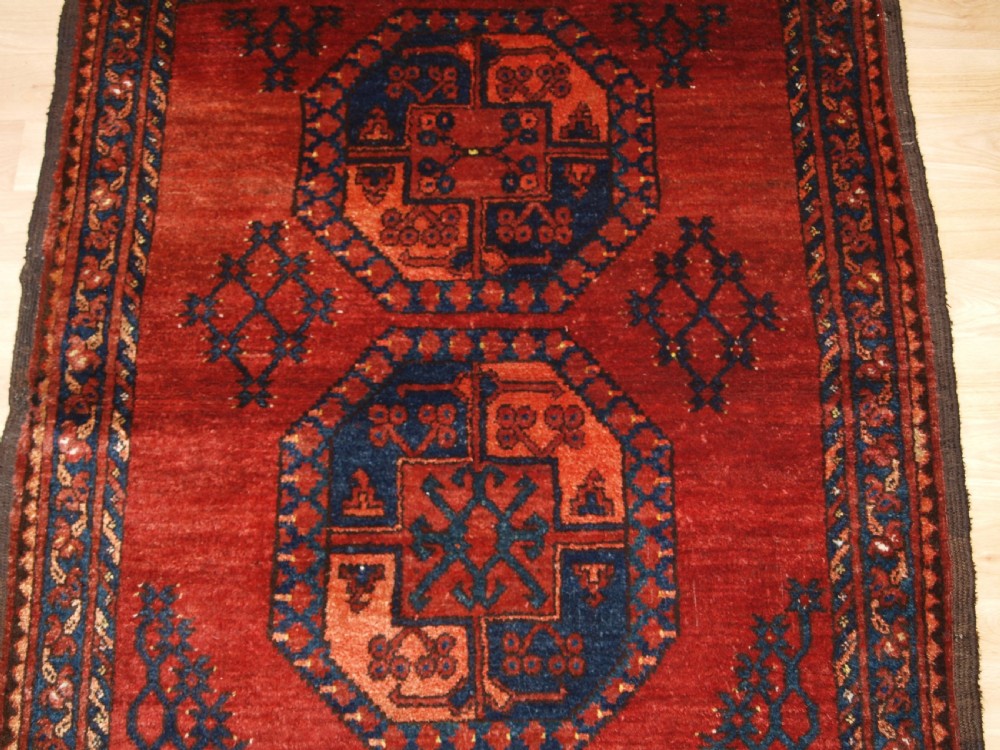 ANTIQUE ERSARI TURKMEN OF SCARCE SMALL SIZE, GREAT COLOUR AND CONDITION, CIRCA 1900. View V