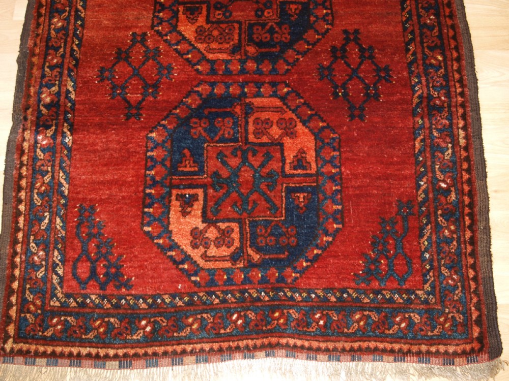 ANTIQUE ERSARI TURKMEN OF SCARCE SMALL SIZE, GREAT COLOUR AND CONDITION, CIRCA 1900. View VI