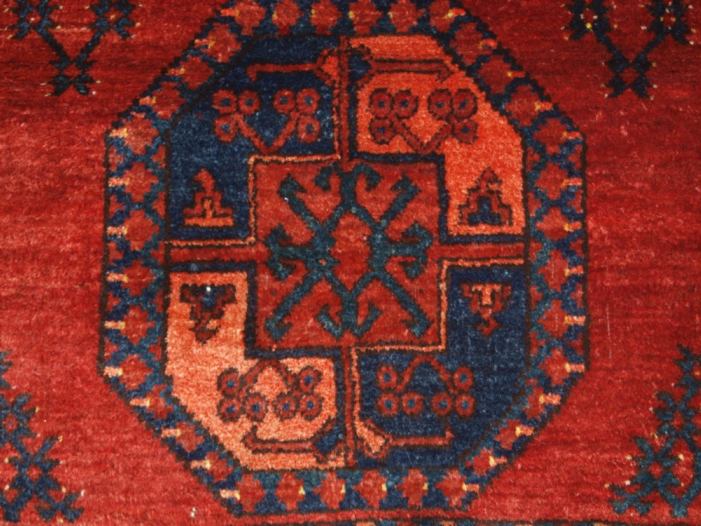 ANTIQUE ERSARI TURKMEN OF SCARCE SMALL SIZE, GREAT COLOUR AND CONDITION, CIRCA 1900. View VIII