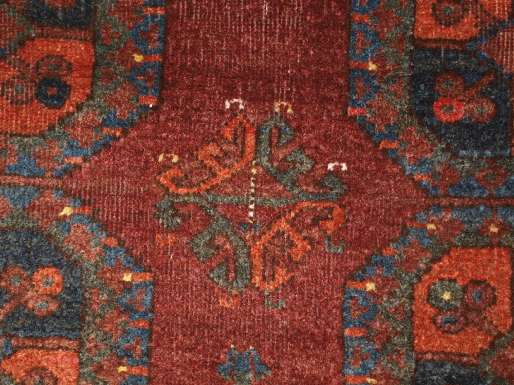ANTIQUE ERSARI TURKMEN RUG OF SMALL SIZE, EARTH COLOURS, CIRCA 1900. View V