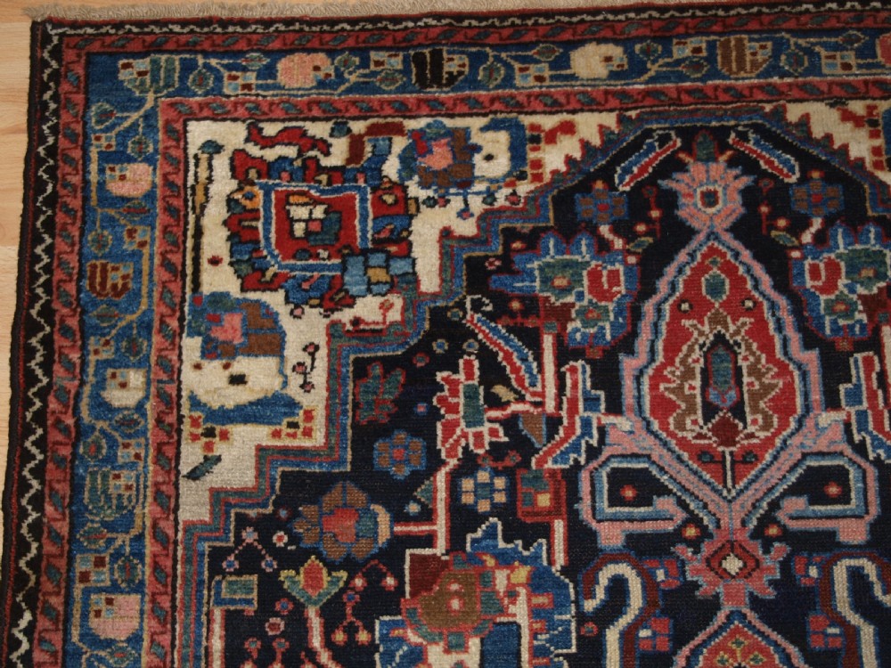 ANTIQUE NORTH WEST PERSIAN JOZAN VILLAGE RUG, SUPERB CONDITION, CIRCA 1920. View III