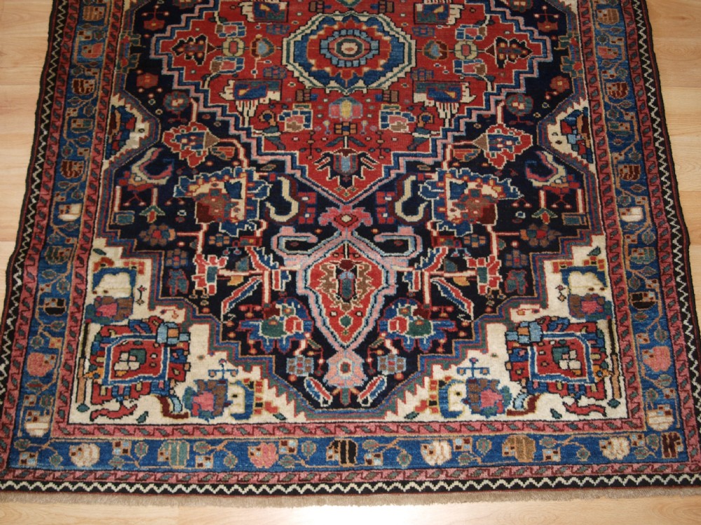 ANTIQUE NORTH WEST PERSIAN JOZAN VILLAGE RUG, SUPERB CONDITION, CIRCA 1920. View VI