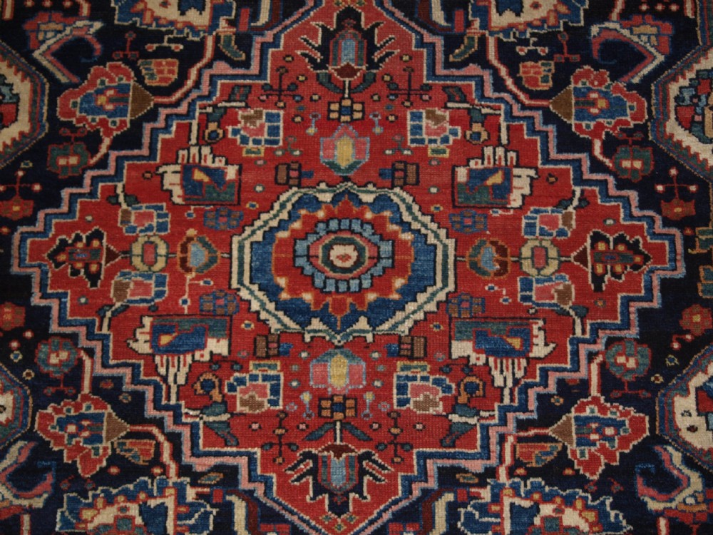 ANTIQUE NORTH WEST PERSIAN JOZAN VILLAGE RUG, SUPERB CONDITION, CIRCA 1920. View VIII
