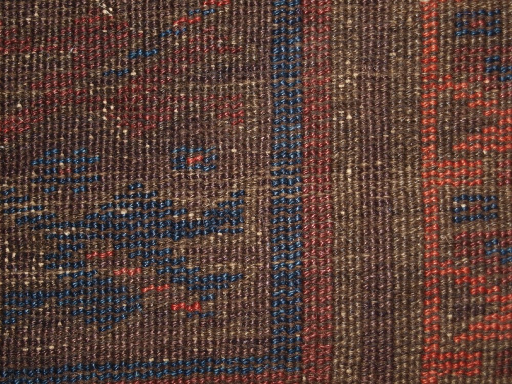 ANTIQUE TIMURI BALUCH MAIN CARPET, SUPERB COLOUR, 2ND HALF 19TH CENTURY. View XV