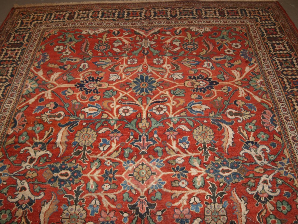 ANTIQUE PERSIAN MAHAL CARPET, ALL OVER DESIGN, COUNTRY HOUSE CARPET, CIRCA 1900. View III