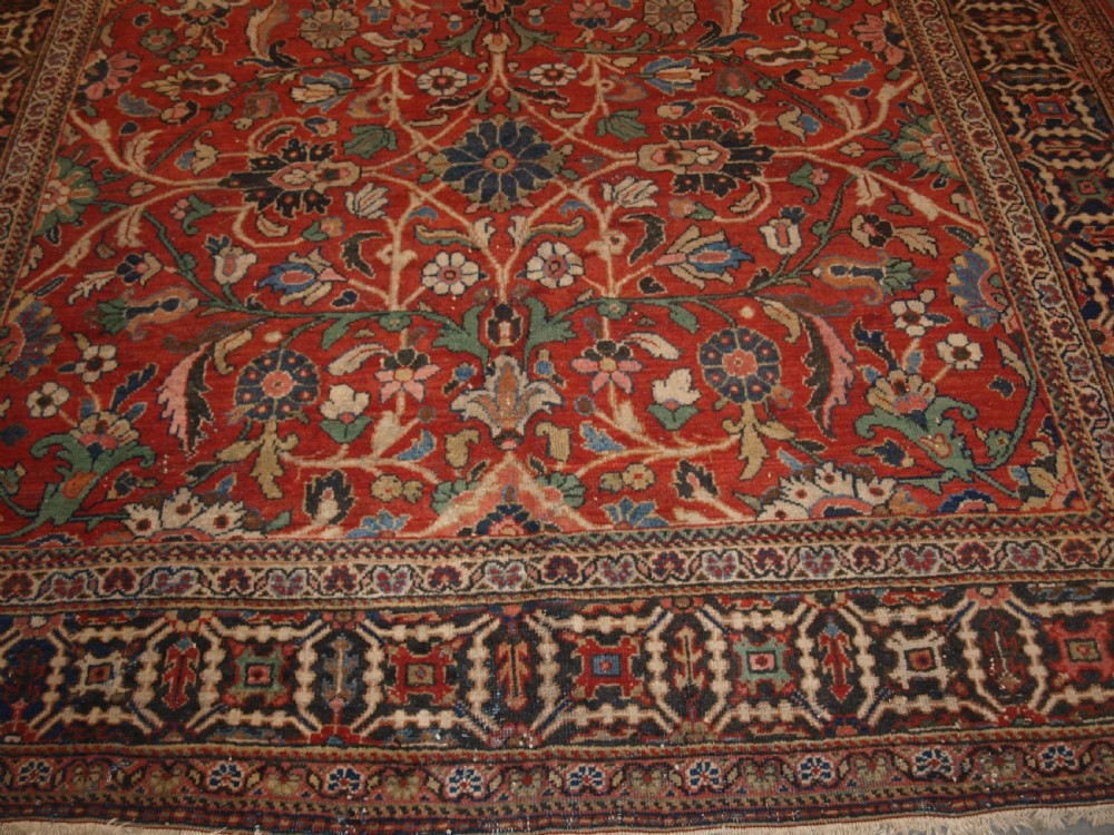 ANTIQUE PERSIAN MAHAL CARPET, ALL OVER DESIGN, COUNTRY HOUSE CARPET, CIRCA 1900. View V