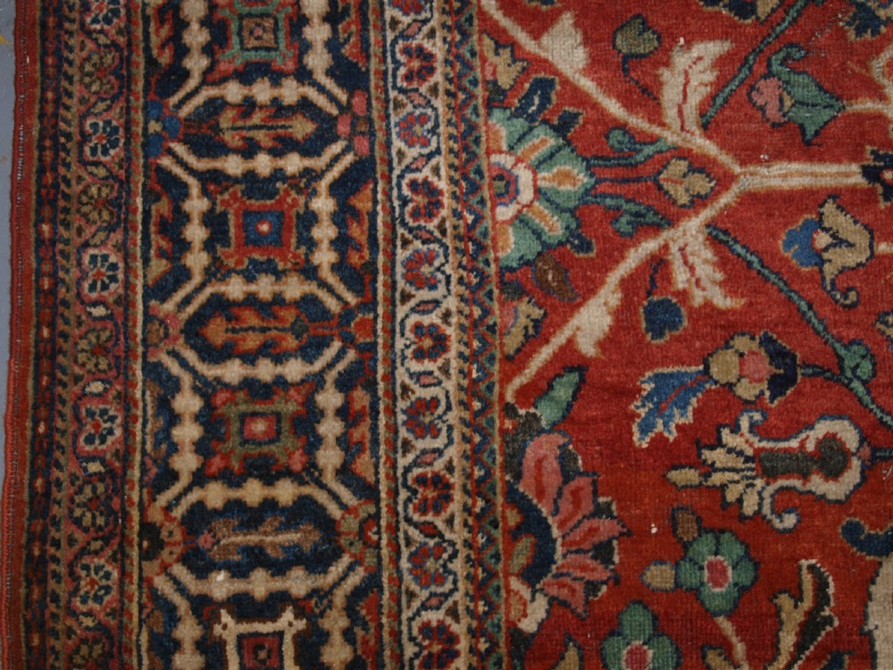 ANTIQUE PERSIAN MAHAL CARPET, ALL OVER DESIGN, COUNTRY HOUSE CARPET, CIRCA 1900. View VI