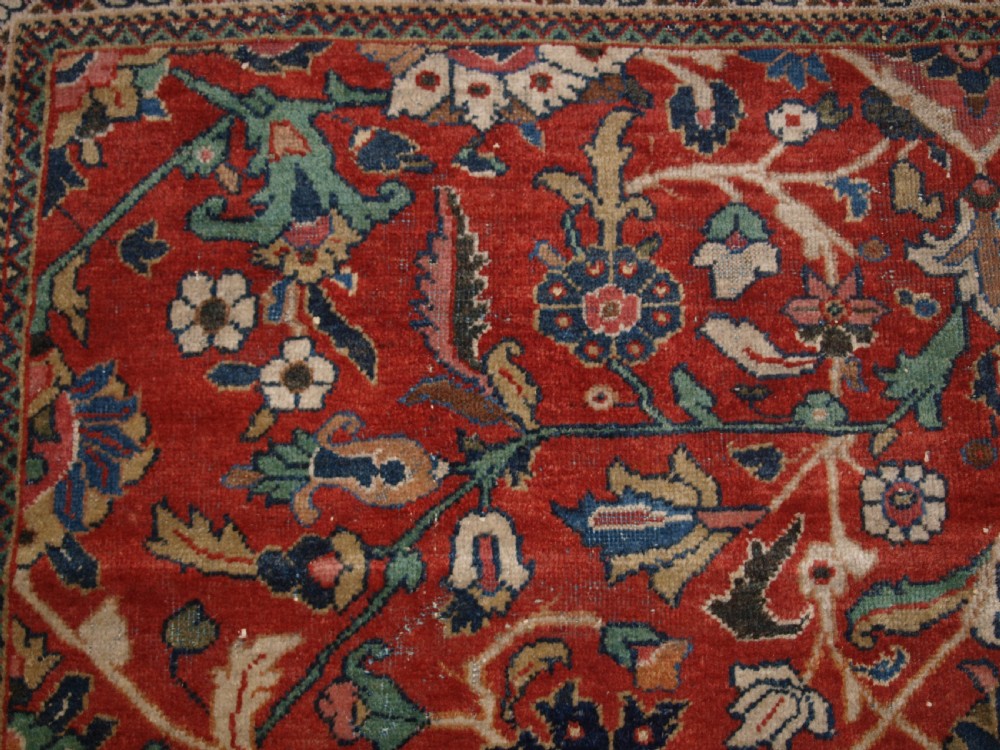 ANTIQUE PERSIAN MAHAL CARPET, ALL OVER DESIGN, COUNTRY HOUSE CARPET, CIRCA 1900. View VII
