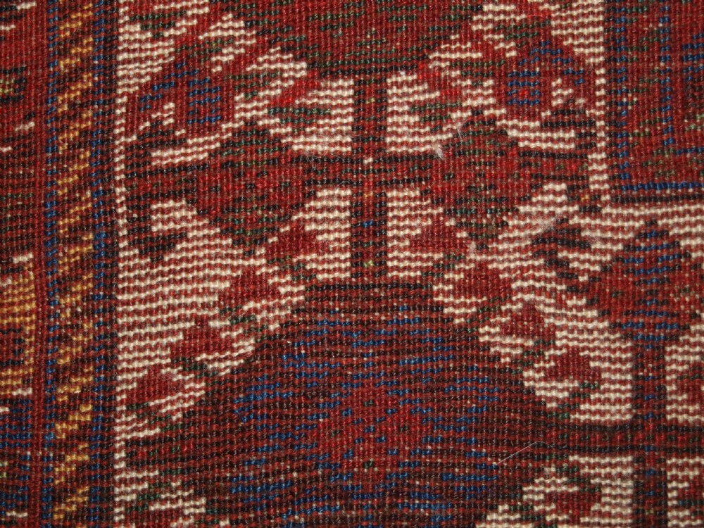ANTIQUE TRIBAL QASHQAI CARPET, OUTSTANDING EXAMPLE, CIRCA 1880. View XVII