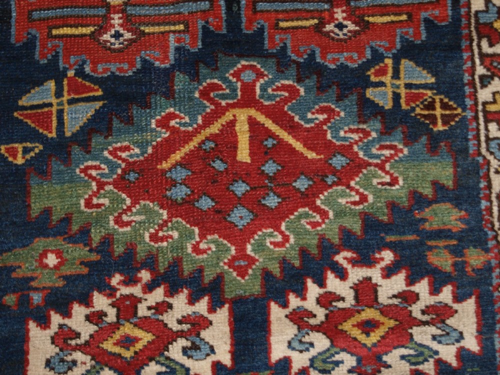 ANTIQUE KURDISH RUNNER, EXCELLENT DESIGN AND SUPERB COLOUR. CIRCA 1890. View IX