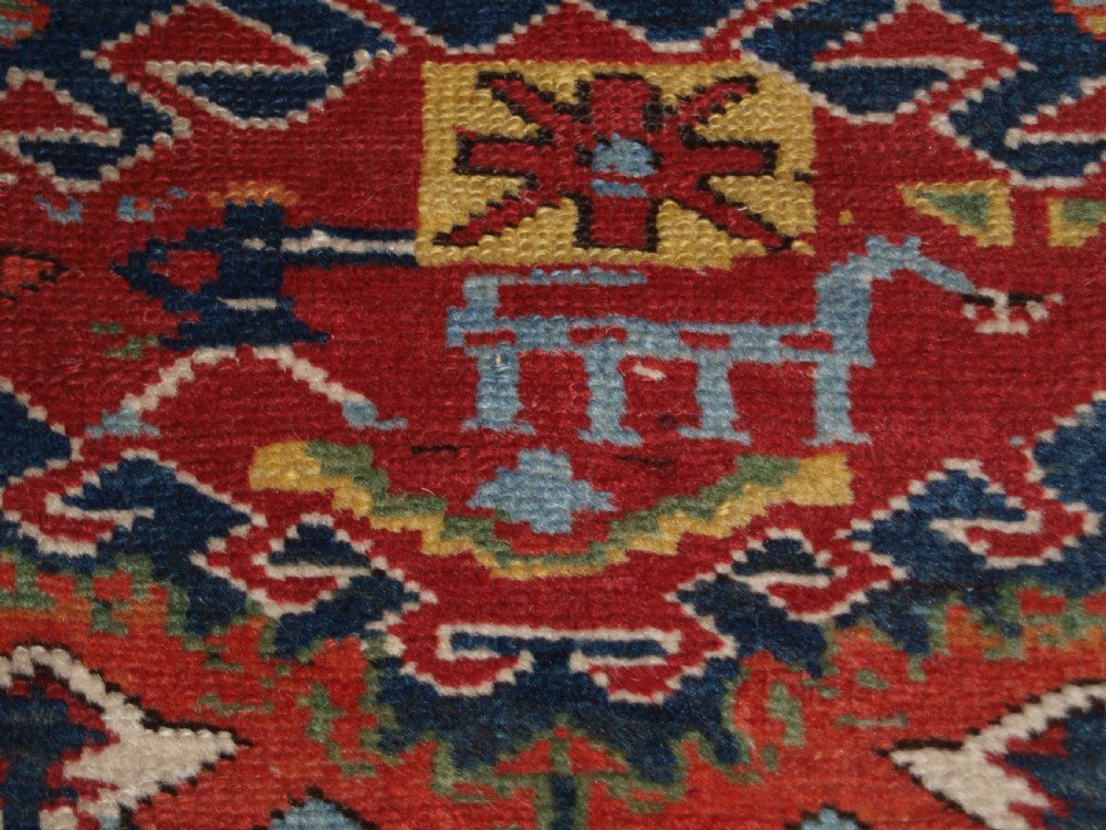 ANTIQUE KURDISH RUNNER, EXCELLENT DESIGN AND SUPERB COLOUR. CIRCA 1890. View XIV