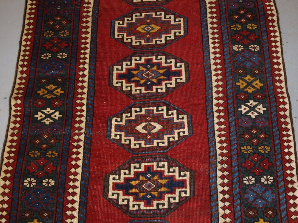ANTIQUE NORTH PERSIAN KELARDASHT RUNNER, SUPERB COLOUR, CIRCA 1920. View III