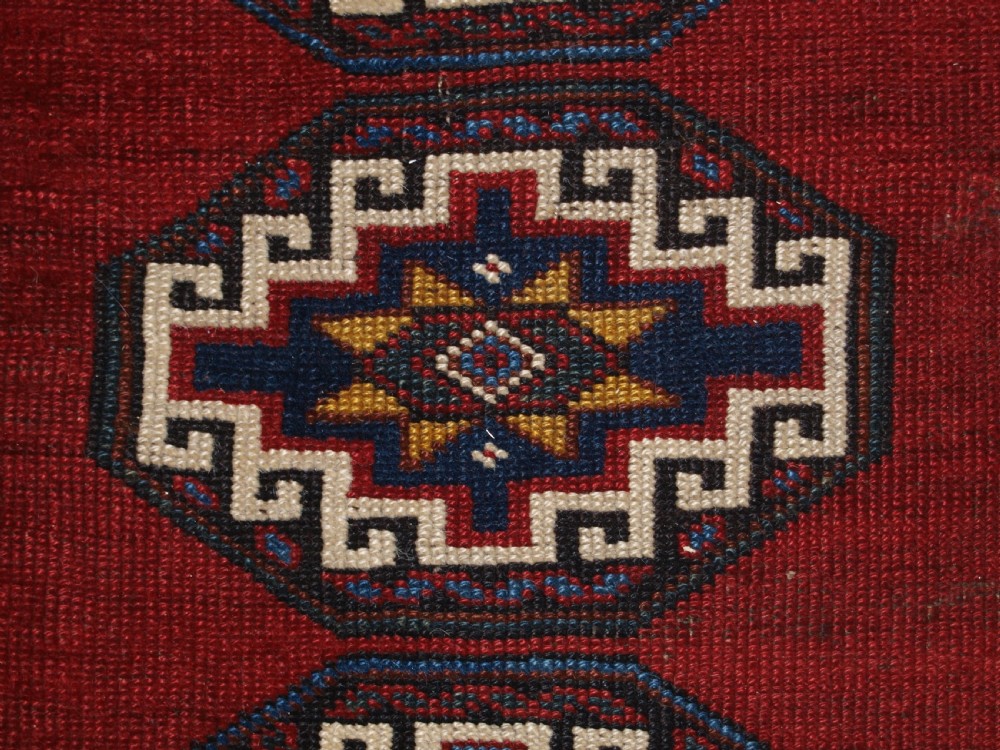 ANTIQUE NORTH PERSIAN KELARDASHT RUNNER, SUPERB COLOUR, CIRCA 1920. View VII