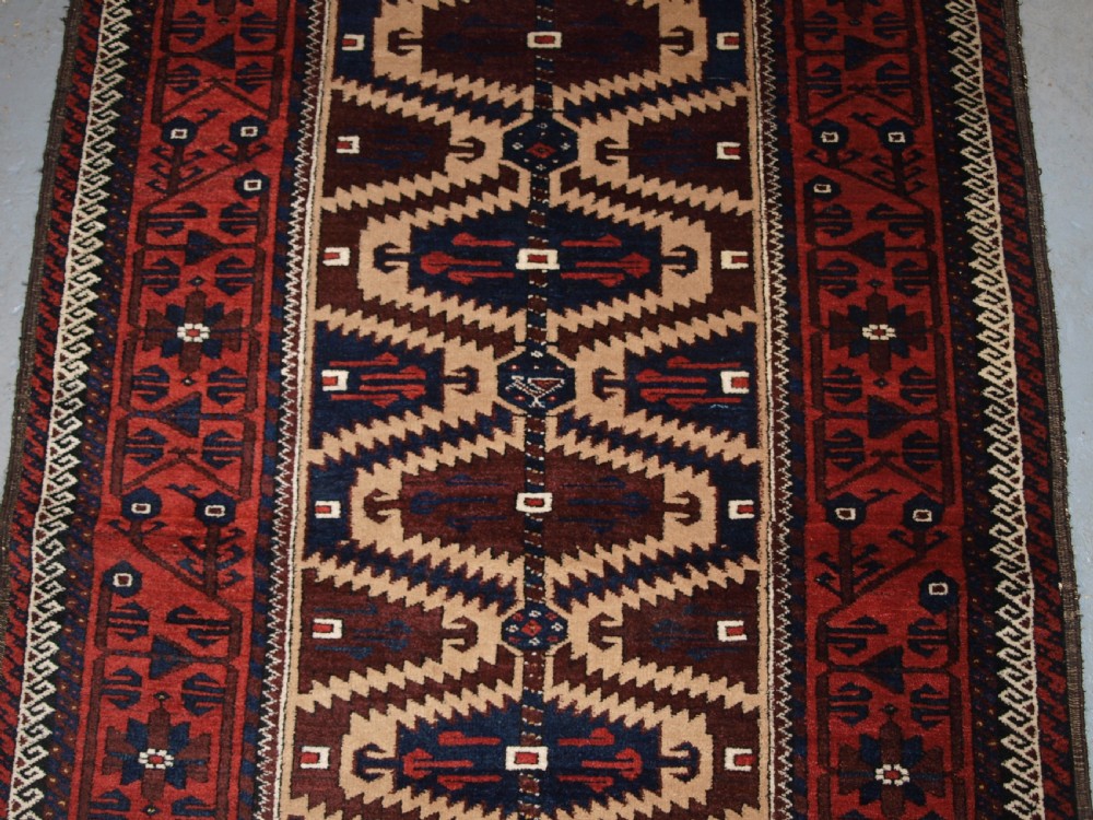ANTIQUE BALUCH RUG, KHORASSAN REGION, NORTH EAST PERSIA, LATE 19TH CENTURY. View V