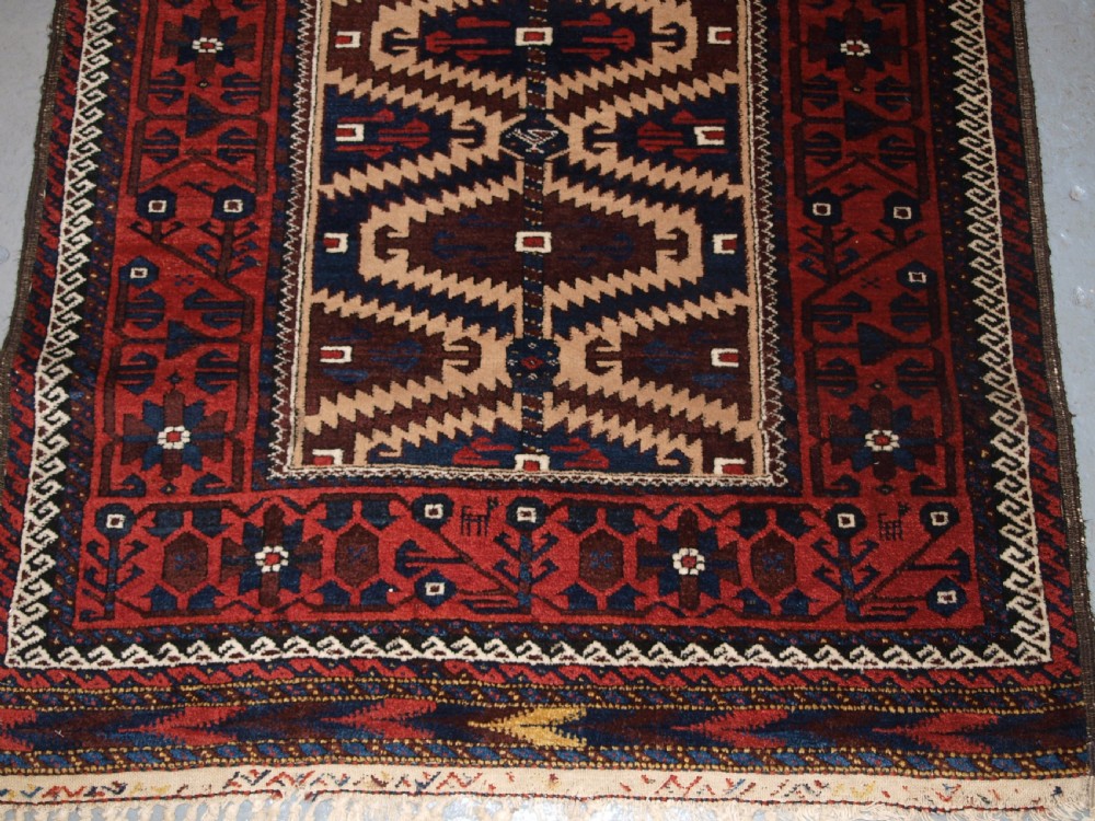 ANTIQUE BALUCH RUG, KHORASSAN REGION, NORTH EAST PERSIA, LATE 19TH CENTURY. View VIII