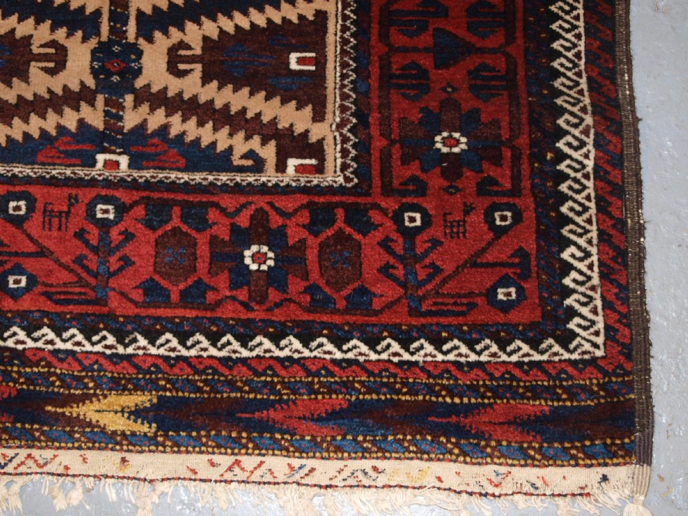 ANTIQUE BALUCH RUG, KHORASSAN REGION, NORTH EAST PERSIA, LATE 19TH CENTURY. View XI