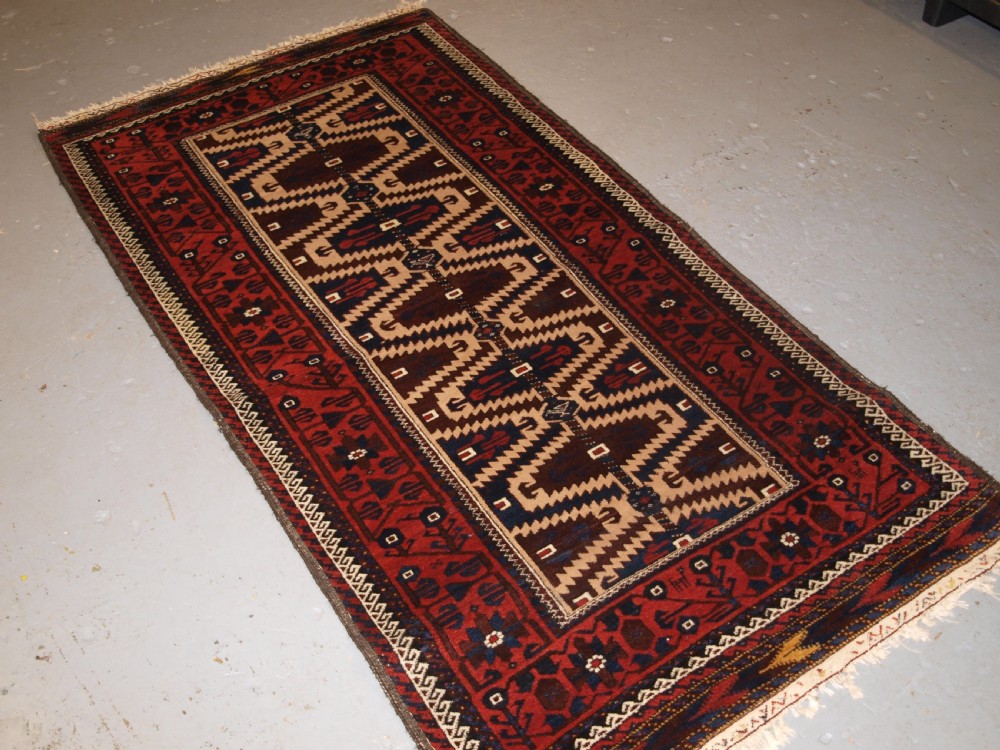 ANTIQUE BALUCH RUG, KHORASSAN REGION, NORTH EAST PERSIA, LATE 19TH CENTURY. View XIII