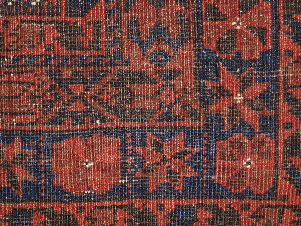 ANTIQUE BALUCH RUG, KHORASSAN REGION, NORTH EAST PERSIA, SNOWFLAKE DESIGN, CIRCA 1880. View XII