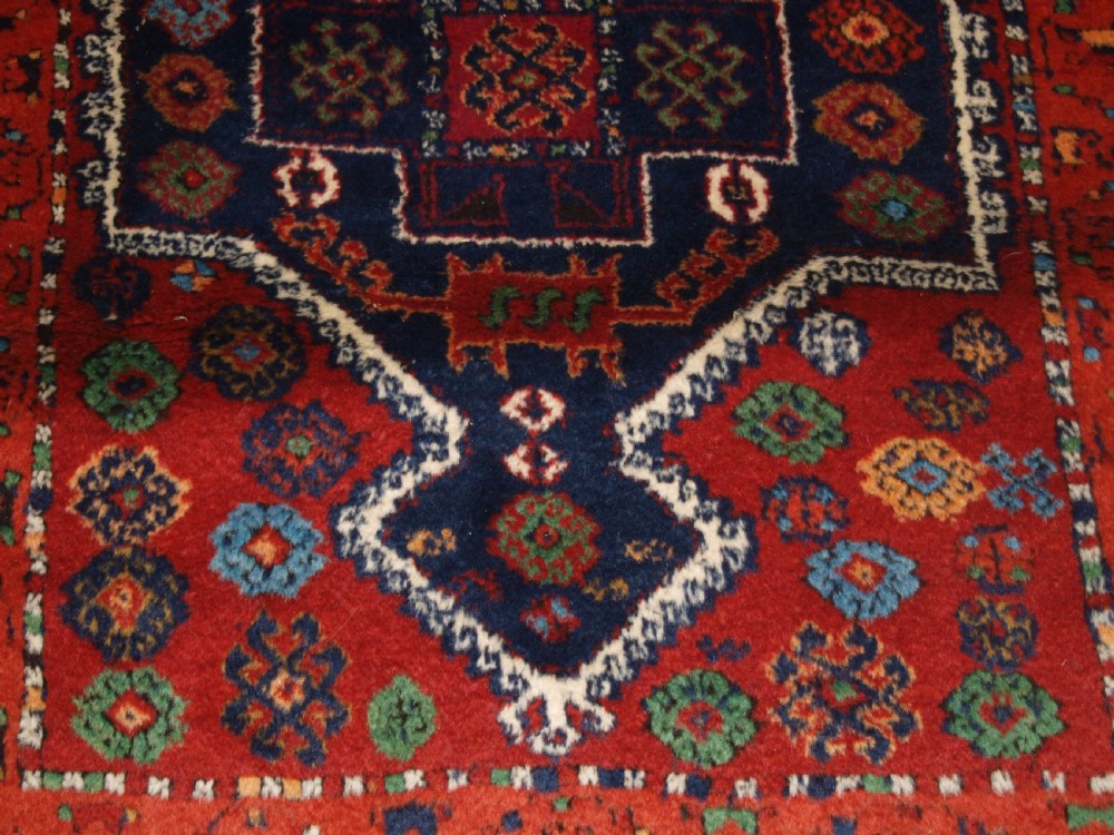 ANTIQUE EASTERN TURKISH YURUK LONG RUG, SUPERB COLOUR, CIRCA 1900. View VI