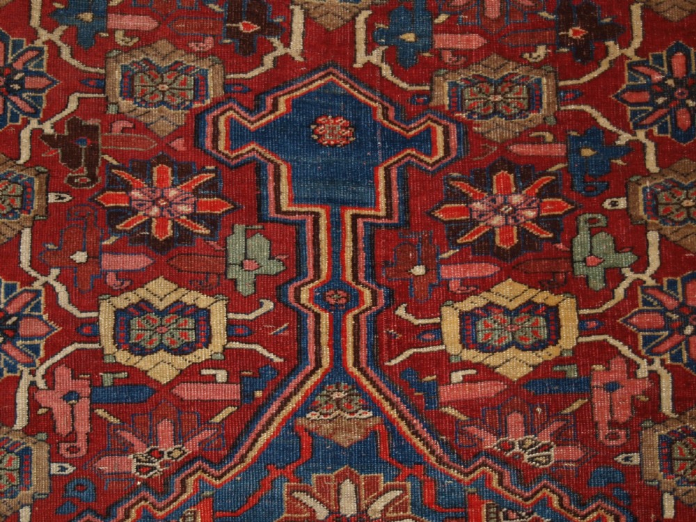 ANTIQUE BIJAR RUG WITH MINA KHANI DESIGN, WONDERFULCOLOURS, CIRCA 1880. View VII