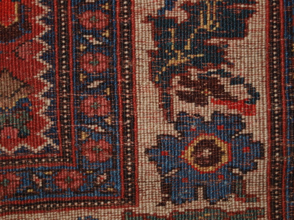 ANTIQUE BIJAR RUG WITH MINA KHANI DESIGN, WONDERFULCOLOURS, CIRCA 1880. View XI
