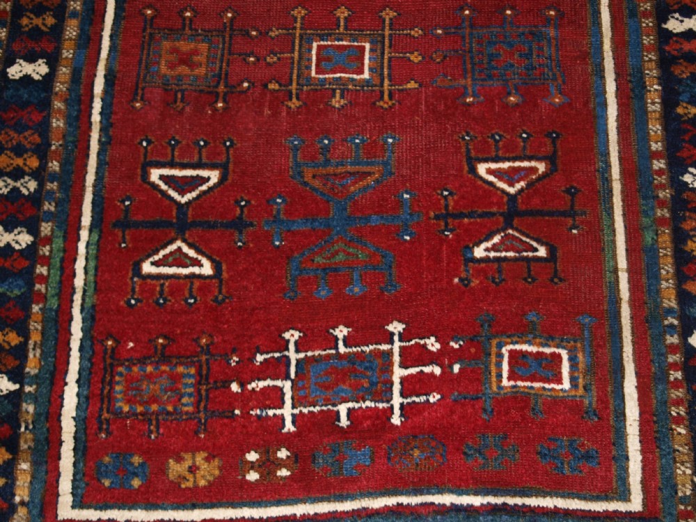 ANTIQUE TURKISH YURUK PRAYER RUG, BEAUTIFUL COLLECTORS RUG, 2ND HALF 19TH CENTURY. View X