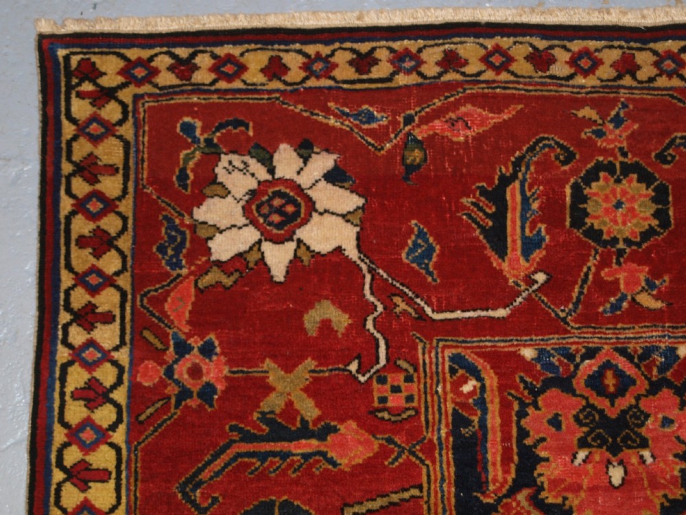 ANTIQUE CAUCASIAN KUBA REGION RUG, FINE WEAVE AND SUPERB COLOUR, LATE 19TH CENTURY. View II