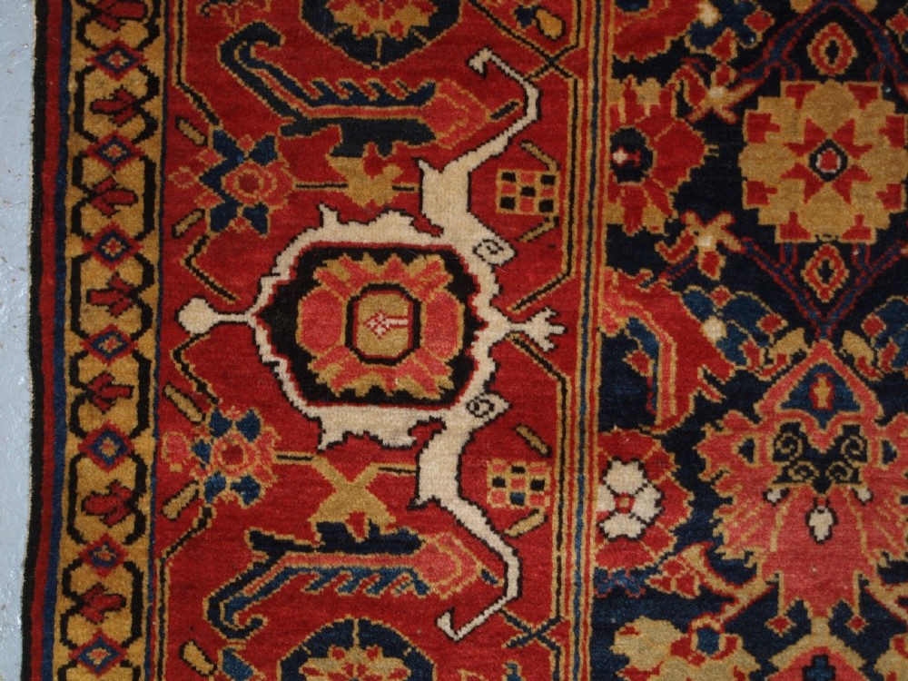 ANTIQUE CAUCASIAN KUBA REGION RUG, FINE WEAVE AND SUPERB COLOUR, LATE 19TH CENTURY. View III