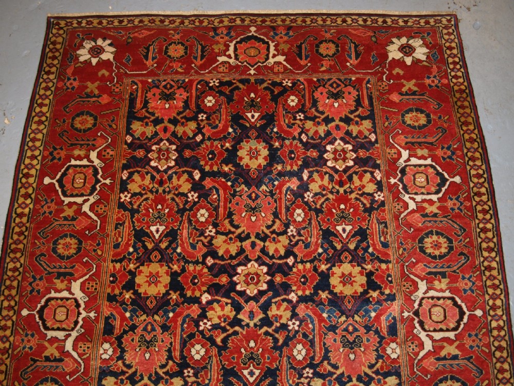 ANTIQUE CAUCASIAN KUBA REGION RUG, FINE WEAVE AND SUPERB COLOUR, LATE 19TH CENTURY. View IV