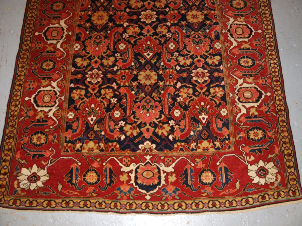 ANTIQUE CAUCASIAN KUBA REGION RUG, FINE WEAVE AND SUPERB COLOUR, LATE 19TH CENTURY. View VI