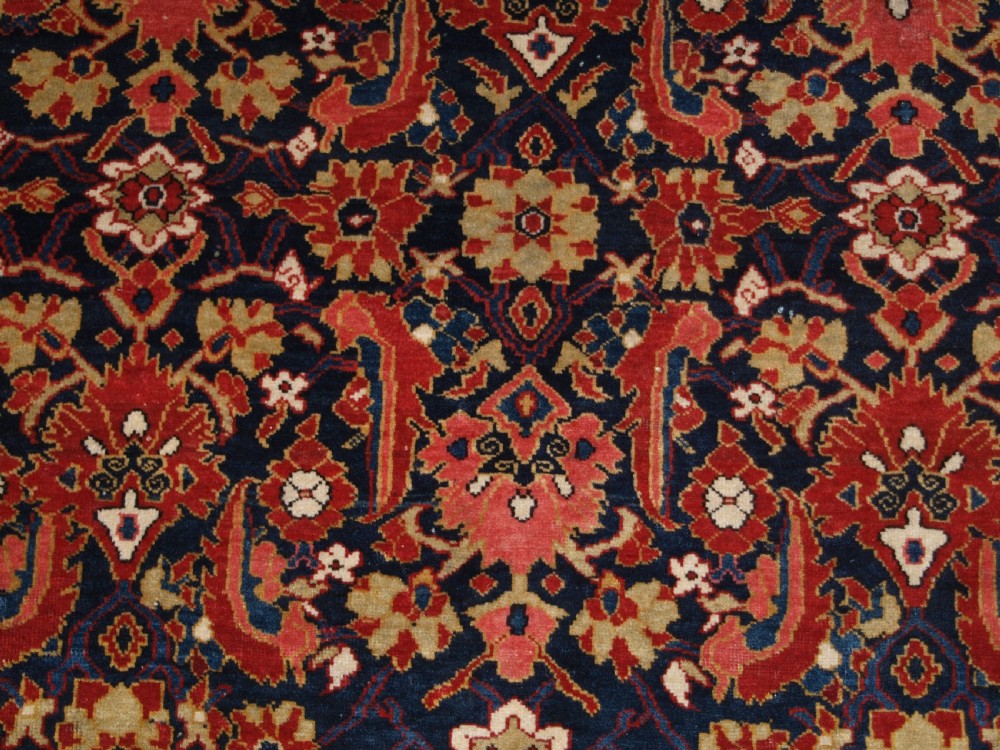 ANTIQUE CAUCASIAN KUBA REGION RUG, FINE WEAVE AND SUPERB COLOUR, LATE 19TH CENTURY. View X